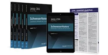 Kaplan Schweser - CFA Resources - Schweser Notes & Quicksheet (CFA Level I August, Année en cours, CFA Level III - Portfolio Management, Package Delivery Fees)
