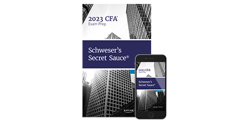 Schweser Level II  CFA® Secret Sauce® (Printed & eBook)