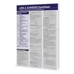 Schweser Level II CFA Quicksheet®