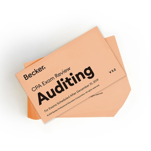 CPA Printed Flashcards - Four Parts